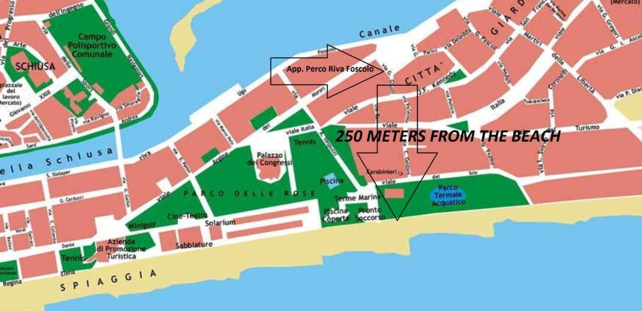 Appartamento Perco Riva Foscolo Grado Zewnętrze zdjęcie